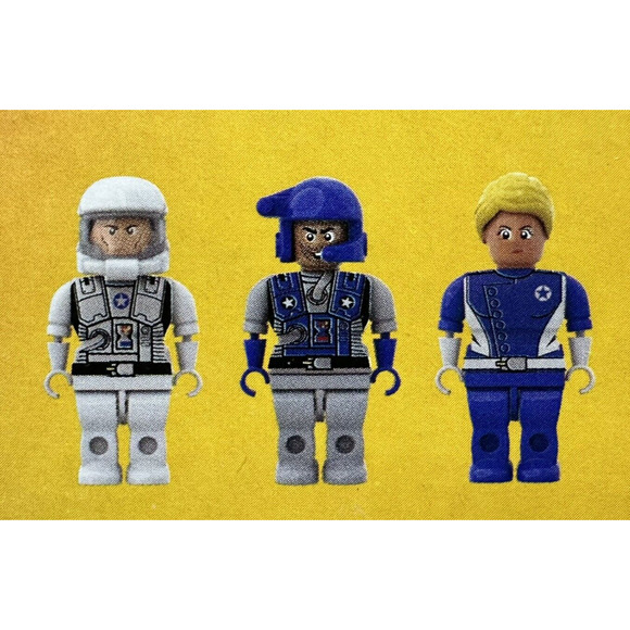 Make-It‎ Blocks Figures FIREFIGHTER MILITARY SPACE CONSTRUCTION CREW 4 PACKS NEW - Picture 8 of 12